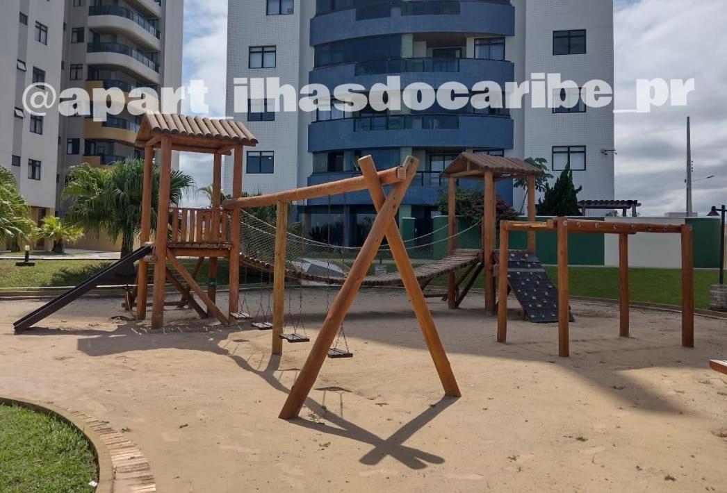 מטיניוס Apto Cond Ilhas Do Caribe - Pr - Beira Mar מראה חיצוני תמונה